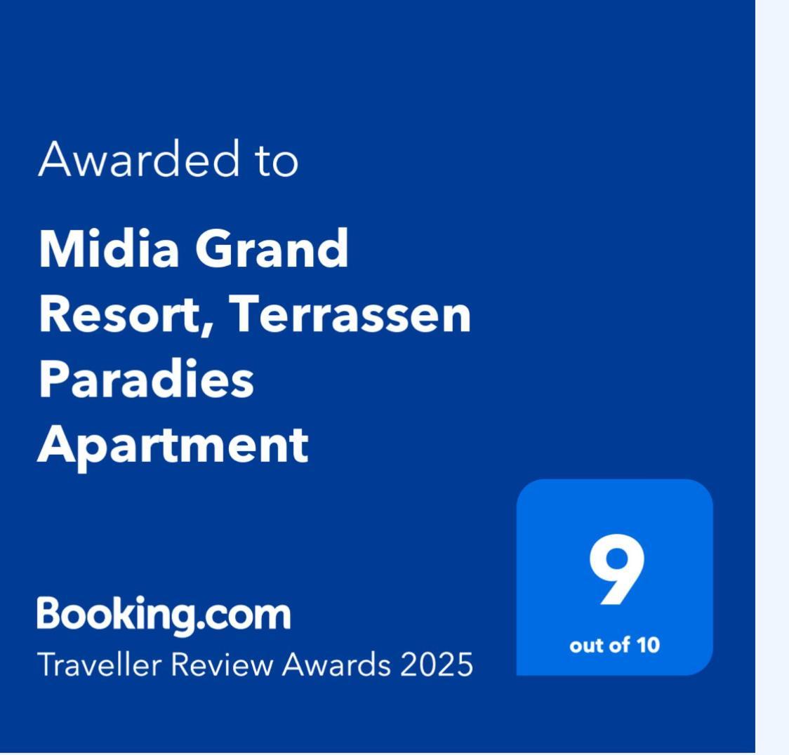 Midia Grand Resort, Terrassen Paradies Apartment Ахелой Екстер'єр фото